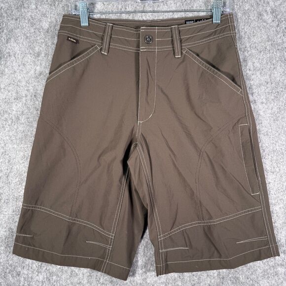 Kuhl Shorts Mens Size 30 x 11 Brown Cargo Ramblr Outdoor Hiking Performance - Picture 1 of 14